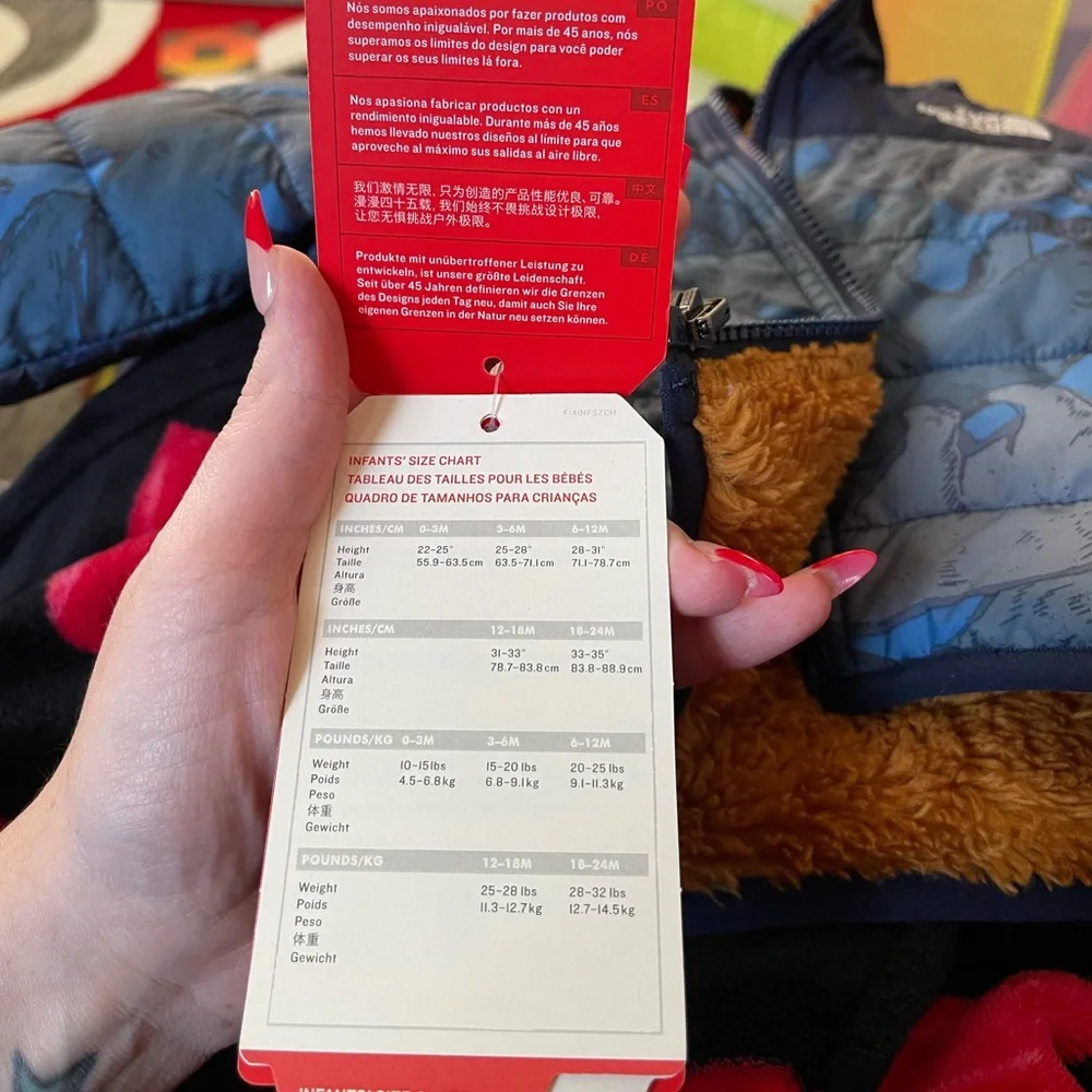 🆕 north face infant  jacket 3-6 - Picture 8 of 9